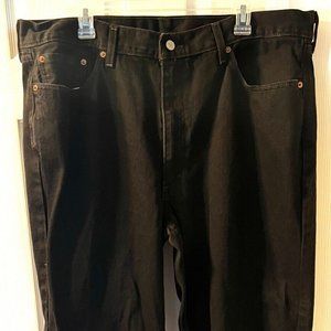 Levi's 550 Men's Black Denim Jeans 42 x 32